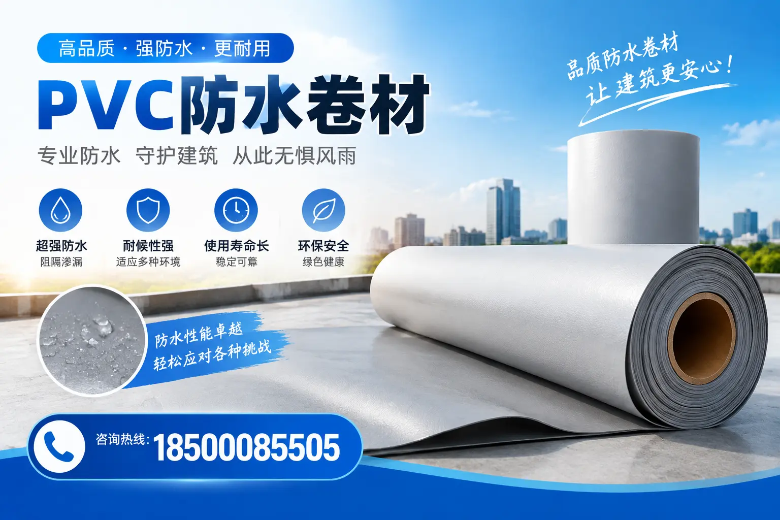 如何选择高质量的PVC防水卷材？通化消费者必看指南